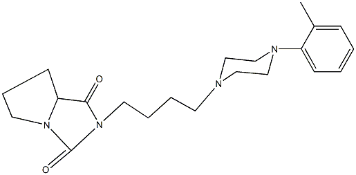 326497-46-5 2-{4-[4-(2-methylphenyl)-1-piperazinyl]butyl}tetrahydro-1H-pyrrolo[1,2-c]imidazole-1,3(2H)-dione