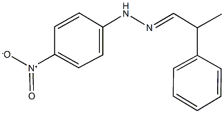 2-phenylpropanal {4-nitrophenyl}hydrazone 结构式