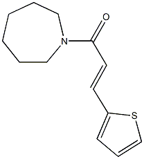 1-[3-(2-thienyl)acryloyl]azepane 结构式