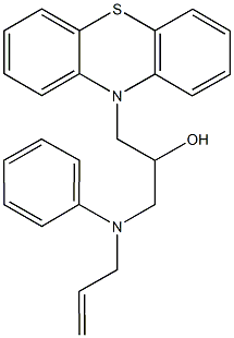 1-(allylanilino)-3-(10H-phenothiazin-10-yl)-2-propanol,326881-63-4,结构式