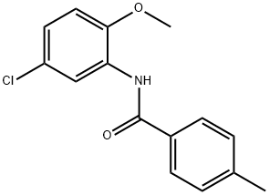 N-(5-chloro-2-methoxyphenyl)-4-methylbenzamide Struktur