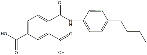 4-[(4-butylanilino)carbonyl]isophthalic acid,326884-64-4,结构式