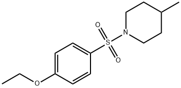 1-[(4-ethoxyphenyl)sulfonyl]-4-methylpiperidine Structure
