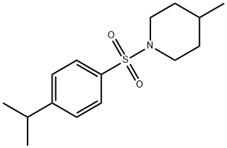 1-[(4-isopropylphenyl)sulfonyl]-4-methylpiperidine Struktur