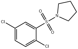 1-[(2,5-dichlorophenyl)sulfonyl]pyrrolidine Struktur