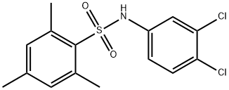 N-(3,4-dichlorophenyl)-2,4,6-trimethylbenzenesulfonamide 化学構造式