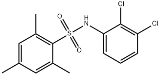 N-(2,3-dichlorophenyl)-2,4,6-trimethylbenzenesulfonamide 化学構造式