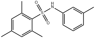2,4,6-trimethyl-N-(3-methylphenyl)benzenesulfonamide Structure