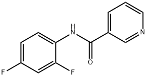 N-(2,4-difluorophenyl)nicotinamide 结构式