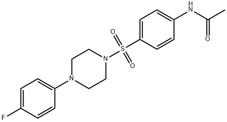 N-(4-{[4-(4-fluorophenyl)piperazin-1-yl]sulfonyl}phenyl)acetamide|