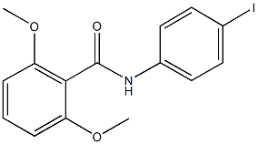 N-(4-iodophenyl)-2,6-dimethoxybenzamide Structure