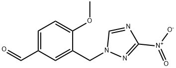 327047-70-1 3-({3-nitro-1H-1,2,4-triazol-1-yl}methyl)-4-methoxybenzaldehyde