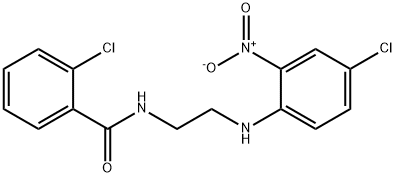 2-chloro-N-(2-{4-chloro-2-nitroanilino}ethyl)benzamide,327050-59-9,结构式