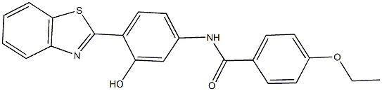 N-[4-(1,3-benzothiazol-2-yl)-3-hydroxyphenyl]-4-ethoxybenzamide Struktur
