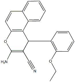 3-amino-1-(2-ethoxyphenyl)-1H-benzo[f]chromene-2-carbonitrile|