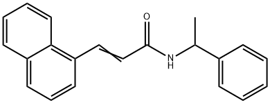 327064-79-9 3-(1-naphthyl)-N-(1-phenylethyl)acrylamide