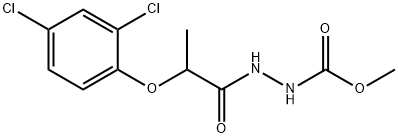 methyl 2-[2-(2,4-dichlorophenoxy)propanoyl]hydrazinecarboxylate Structure