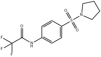 2,2,2-trifluoro-N-[4-(pyrrolidin-1-ylsulfonyl)phenyl]acetamide,327066-50-2,结构式