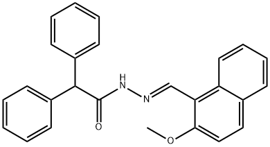 327069-76-1 N'-[(2-methoxy-1-naphthyl)methylene]-2,2-diphenylacetohydrazide