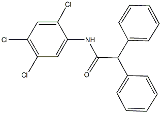 2,2-diphenyl-N-(2,4,5-trichlorophenyl)acetamide Structure