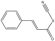 3-phenylacryloyl thiocyanate Structure