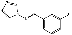 N-(3-chlorobenzylidene)-4H-1,2,4-triazol-4-amine Structure