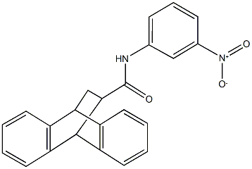 N-{3-[hydroxy(oxido)amino]phenyl}tetracyclo[6.6.2.0~2,7~.0~9,14~]hexadeca-2,4,6,9,11,13-hexaene-15-carboxamide,328009-55-8,结构式