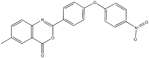 328013-34-9 2-(4-{4-nitrophenoxy}phenyl)-6-methyl-4H-3,1-benzoxazin-4-one