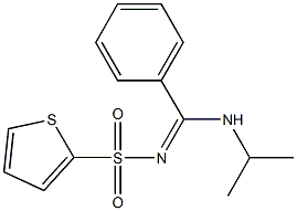 N-[(isopropylamino)(phenyl)methylene]-2-thiophenesulfonamide,328014-60-4,结构式