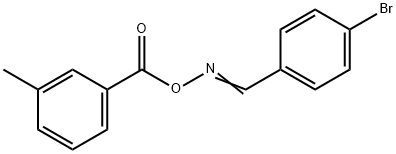 4-bromobenzaldehyde O-(3-methylbenzoyl)oxime,328023-63-8,结构式