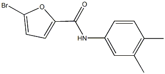 5-bromo-N-(3,4-dimethylphenyl)-2-furamide,328024-23-3,结构式