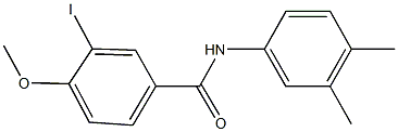 N-(3,4-dimethylphenyl)-3-iodo-4-methoxybenzamide Struktur