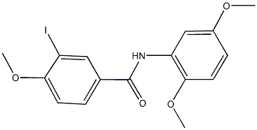 N-(2,5-dimethoxyphenyl)-3-iodo-4-methoxybenzamide Structure