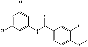 N-(3,5-dichlorophenyl)-3-iodo-4-methoxybenzamide Structure