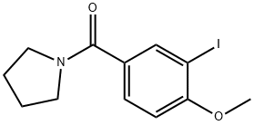 1-(3-iodo-4-methoxybenzoyl)pyrrolidine Structure