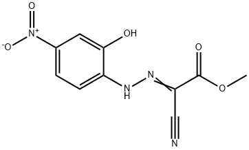 methyl cyano({2-hydroxy-4-nitrophenyl}hydrazono)acetate Structure