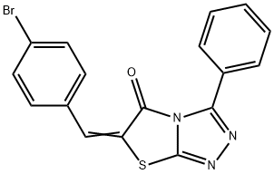 328090-41-1 6-(4-bromobenzylidene)-3-phenyl[1,3]thiazolo[2,3-c][1,2,4]triazol-5(6H)-one