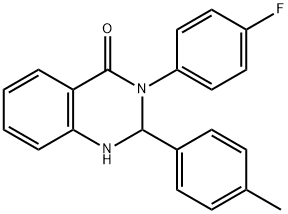 3-(4-fluorophenyl)-2-(4-methylphenyl)-2,3-dihydro-4(1H)-quinazolinone|