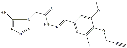 328243-96-5 2-(5-amino-1H-tetraazol-1-yl)-N'-[3-iodo-5-methoxy-4-(2-propynyloxy)benzylidene]acetohydrazide