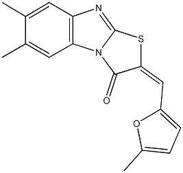 328244-13-9 6,7-dimethyl-2-[(5-methyl-2-furyl)methylene][1,3]thiazolo[3,2-a]benzimidazol-3(2H)-one