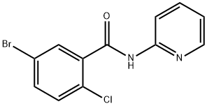 5-bromo-2-chloro-N-(2-pyridinyl)benzamide,328253-28-7,结构式