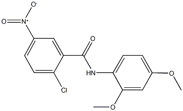 328259-02-5 2-chloro-N-(2,4-dimethoxyphenyl)-5-nitrobenzamide