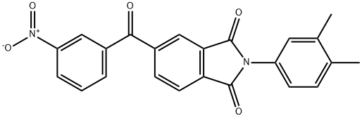 328265-71-0 2-(3,4-dimethylphenyl)-5-({3-nitrophenyl}carbonyl)-1H-isoindole-1,3(2H)-dione