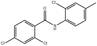 2,4-dichloro-N-(2-chloro-4-methylphenyl)benzamide Structure