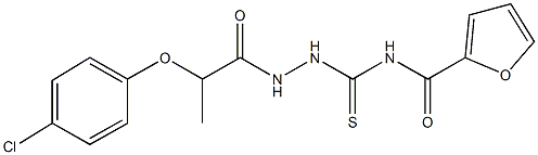 328277-75-4 N-({2-[2-(4-chlorophenoxy)propanoyl]hydrazino}carbothioyl)-2-furamide