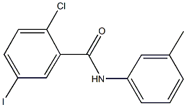 2-chloro-5-iodo-N-(3-methylphenyl)benzamide,328277-84-5,结构式