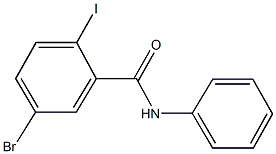 5-bromo-2-iodo-N-phenylbenzamide,328277-97-0,结构式