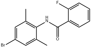 N-(4-bromo-2,6-dimethylphenyl)-2-fluorobenzamide Struktur