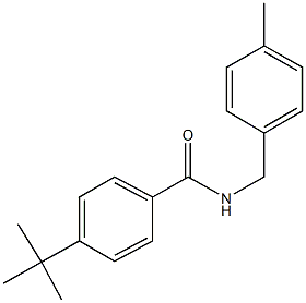 4-tert-butyl-N-(4-methylbenzyl)benzamide 结构式