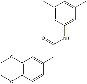 2-(3,4-dimethoxyphenyl)-N-(3,5-dimethylphenyl)acetamide Structure